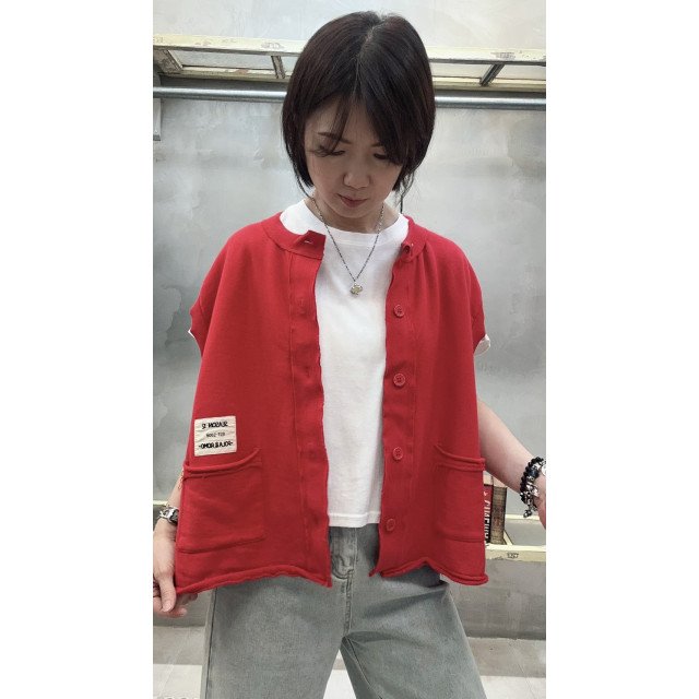 日系布標造型背心