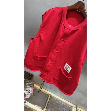 日系布標造型背心